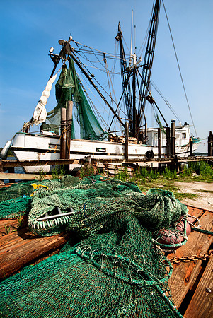 Shrimp Boat and Nets